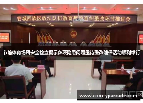 节前体育场所安全检查揭示多项隐患问题亟待整改确保活动顺利举行